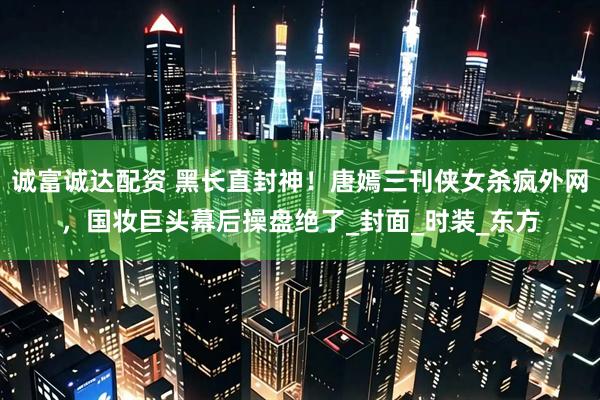诚富诚达配资 黑长直封神！唐嫣三刊侠女杀疯外网，国妆巨头幕后操盘绝了_封面_时装_东方