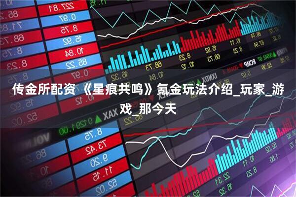 传金所配资 《星痕共鸣》氪金玩法介绍_玩家_游戏_那今天