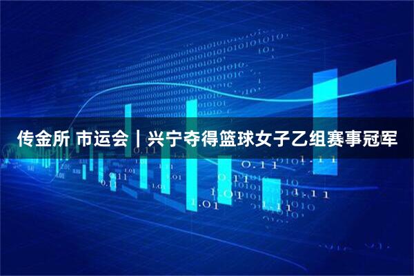 传金所 市运会｜兴宁夺得篮球女子乙组赛事冠军